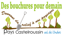 Logo trame verte et bleue du Pays Castelroussin Val de l'Indre