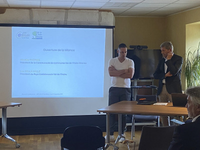 Premier comité de suivi de l'ABIC - Luc Della-Valle et Nicolas Thomas