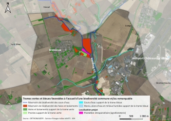 Carte aérienne de la plantation n°2