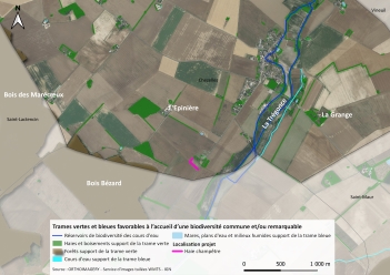 Carte aérienne de la plantation n°3