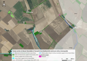 Carte aérienne de la plantation n°4