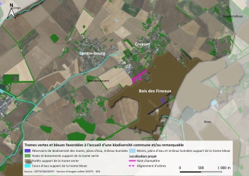 Carte aérienne de la plantation n°6