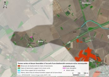 Carte aérienne de la plantation n°7