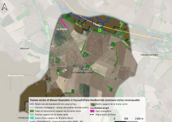 Carte aérienne de la plantation 2019 - projet n°1