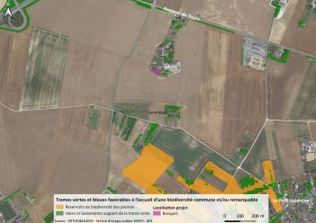 Carte aérienne de la plantation 2019 - projet n°4
